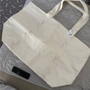 PINK Victoria's Secret White Tote Bag